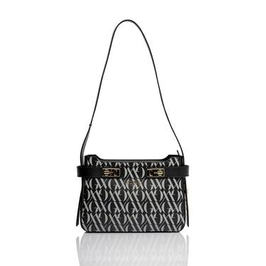  Glows Sirius Kadın Deri Omuz Çantası Siyah