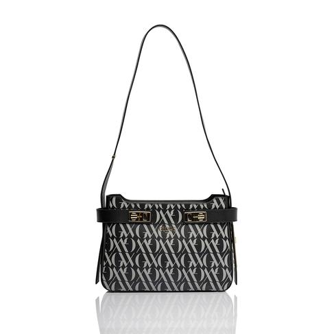  Glows Sirius Kadın Deri Omuz Çantası Siyah