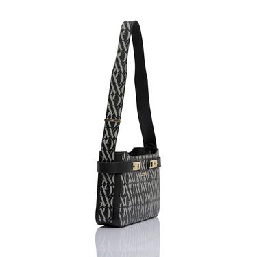  Glows Sirius Kadın Deri Omuz Çantası Siyah