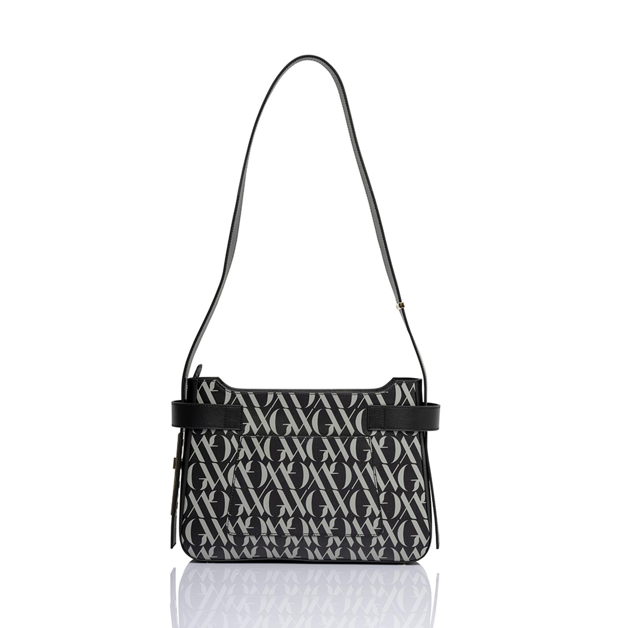 Glows Sirius Kadın Deri Omuz Çantası Siyah