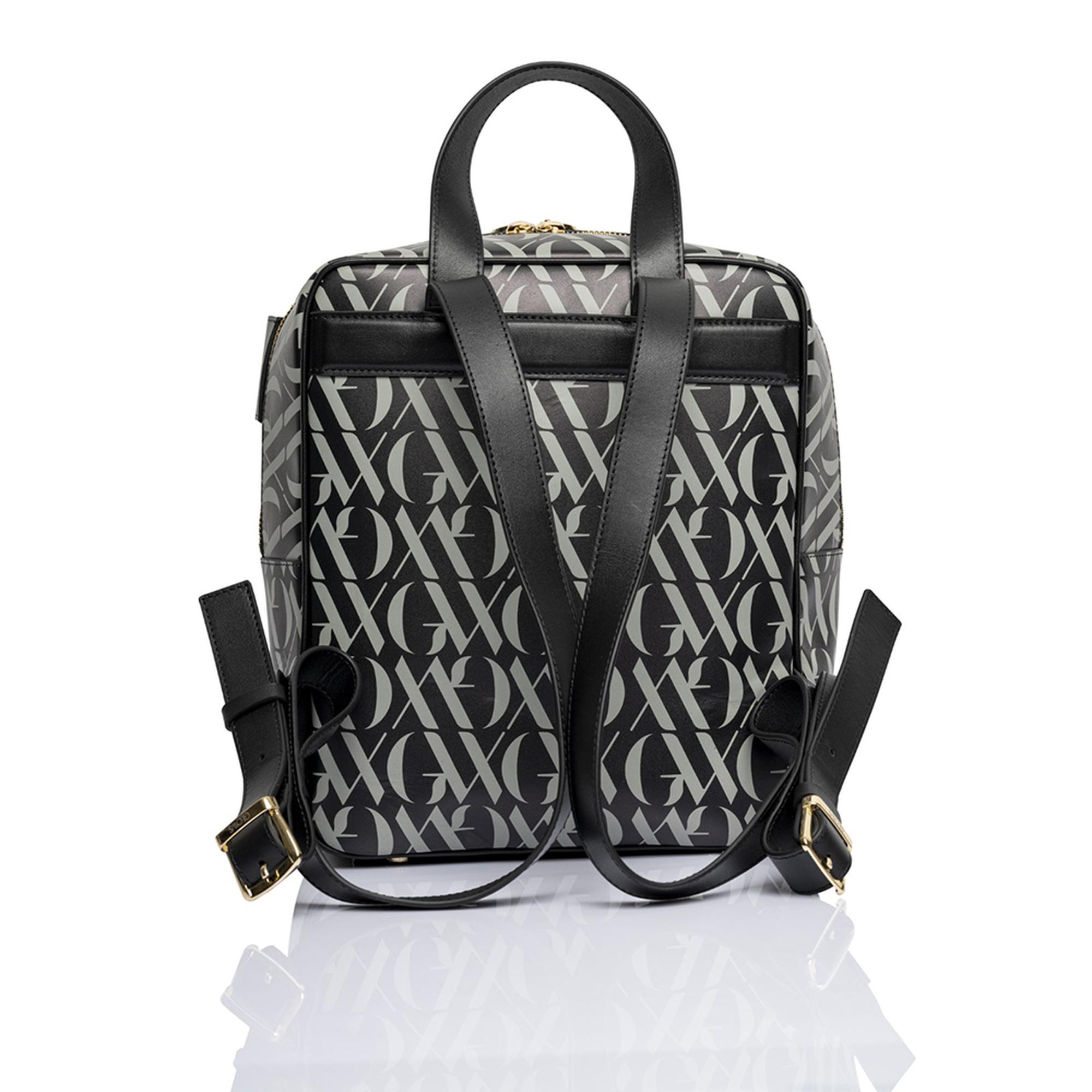 Glows Capella Kadın Deri Sırt Çantası Siyah