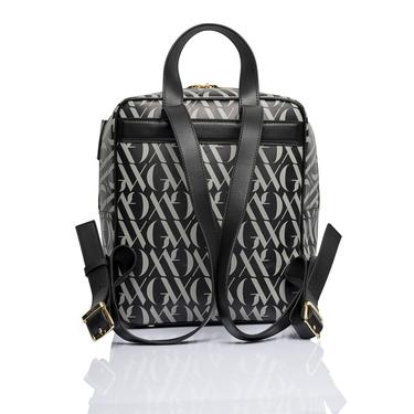  Glows Capella Kadın Deri Sırt Çantası Siyah