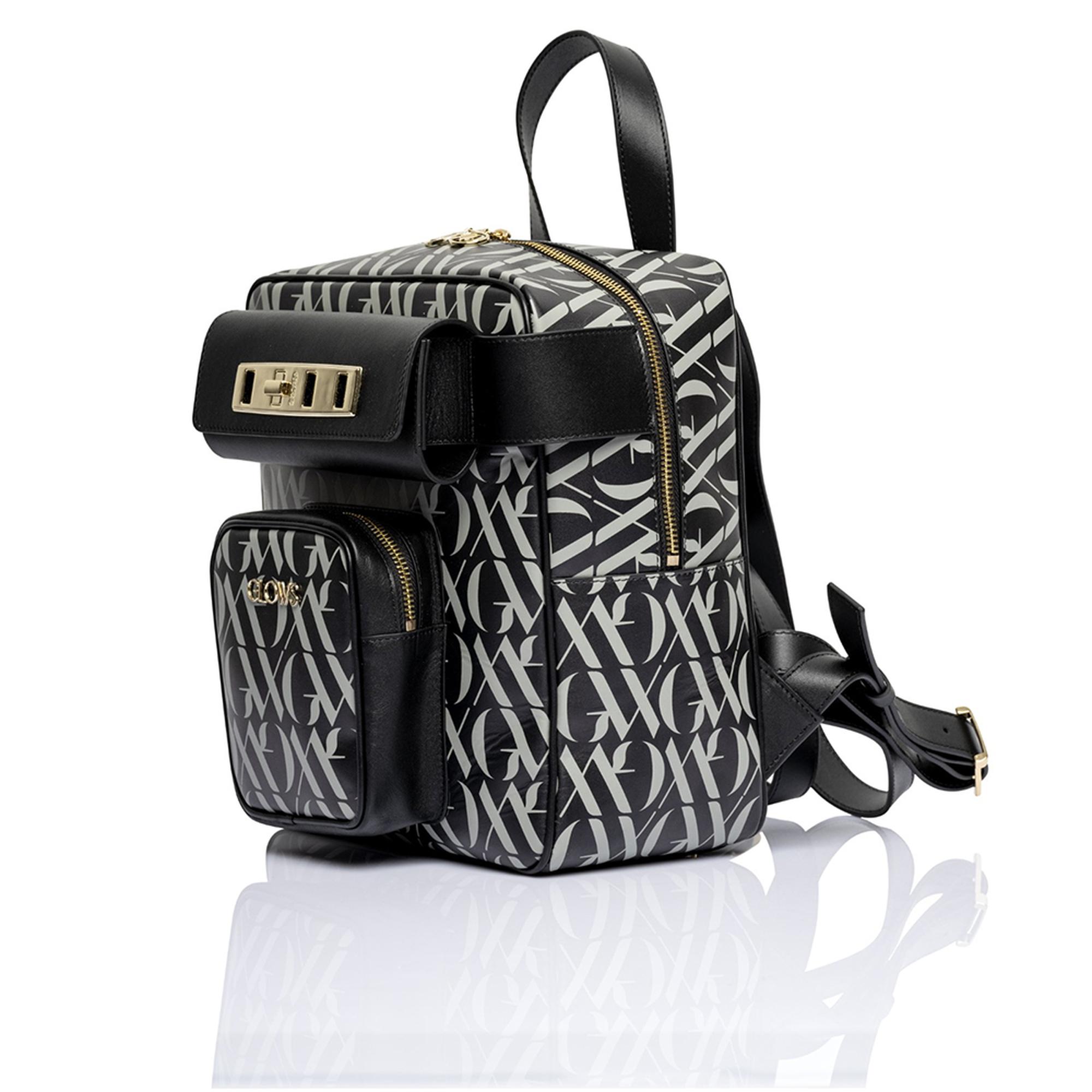 Glows Capella Kadın Deri Sırt Çantası Siyah