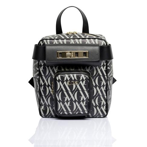  Glows Capella Kadın Deri Sırt Çantası Siyah