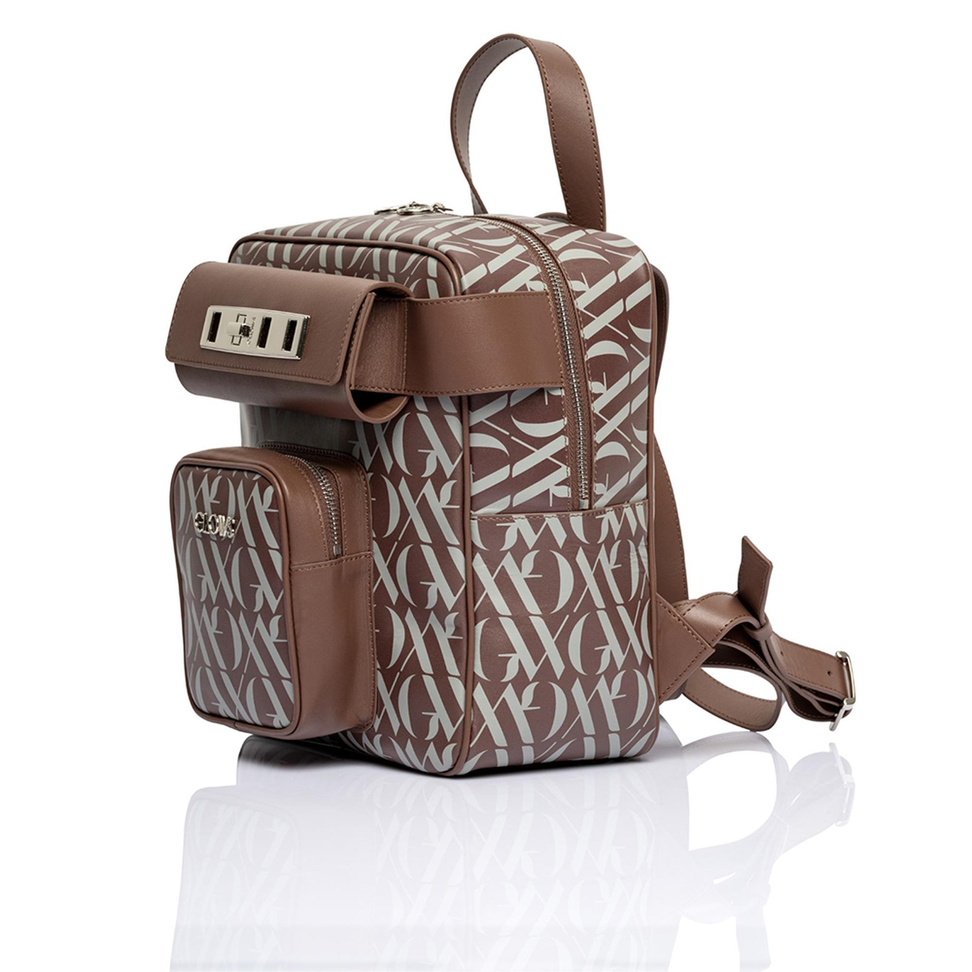 Glows Capella Kadın Deri Sırt Çantası Kahverengi