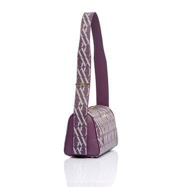  Glows Rigel Kadın Deri Barrel Çanta Mor