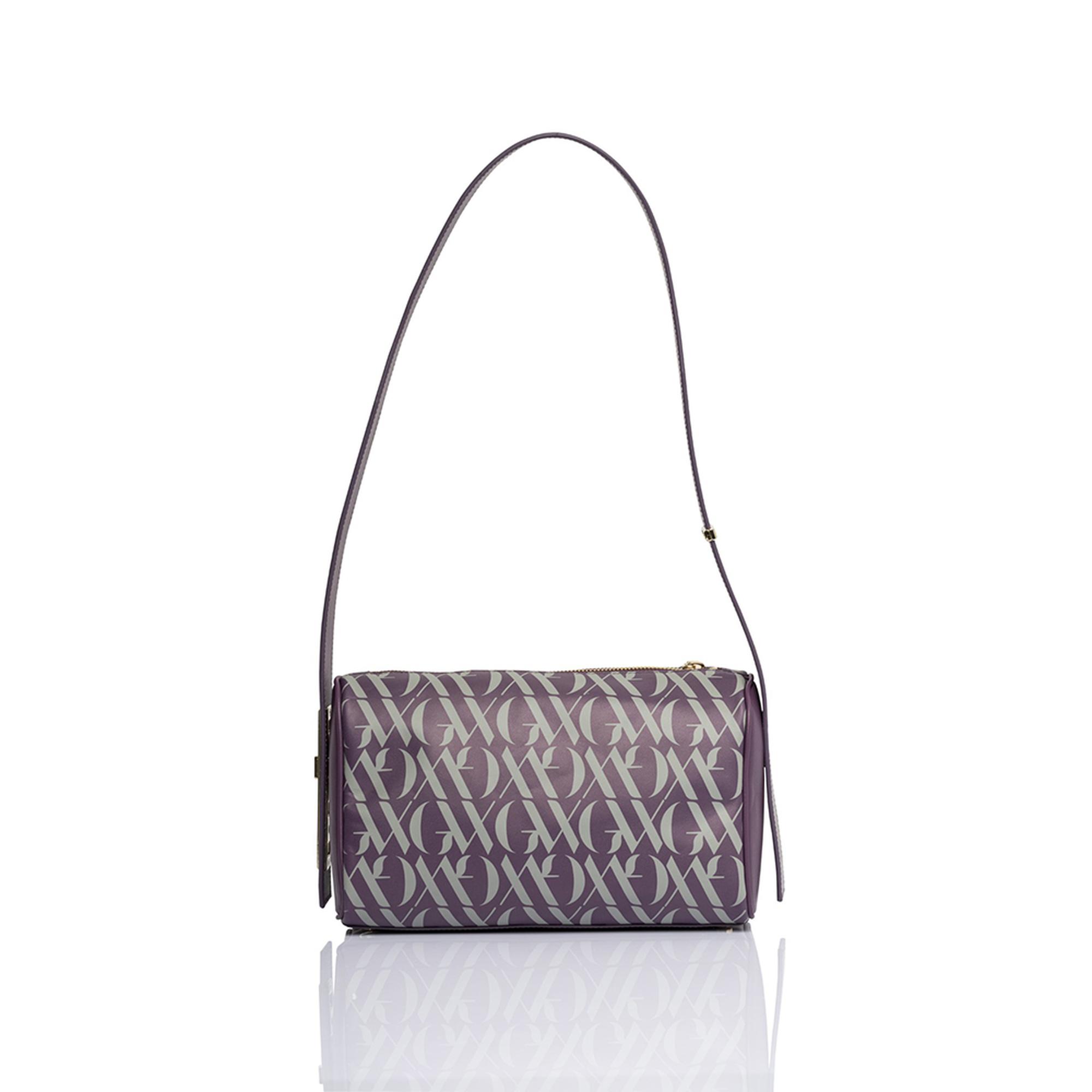 Glows Rigel Kadın Deri Barrel Çanta Mor