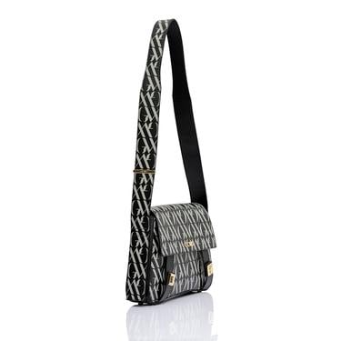  Glows Vega Kadın Deri Flap Çanta Siyah