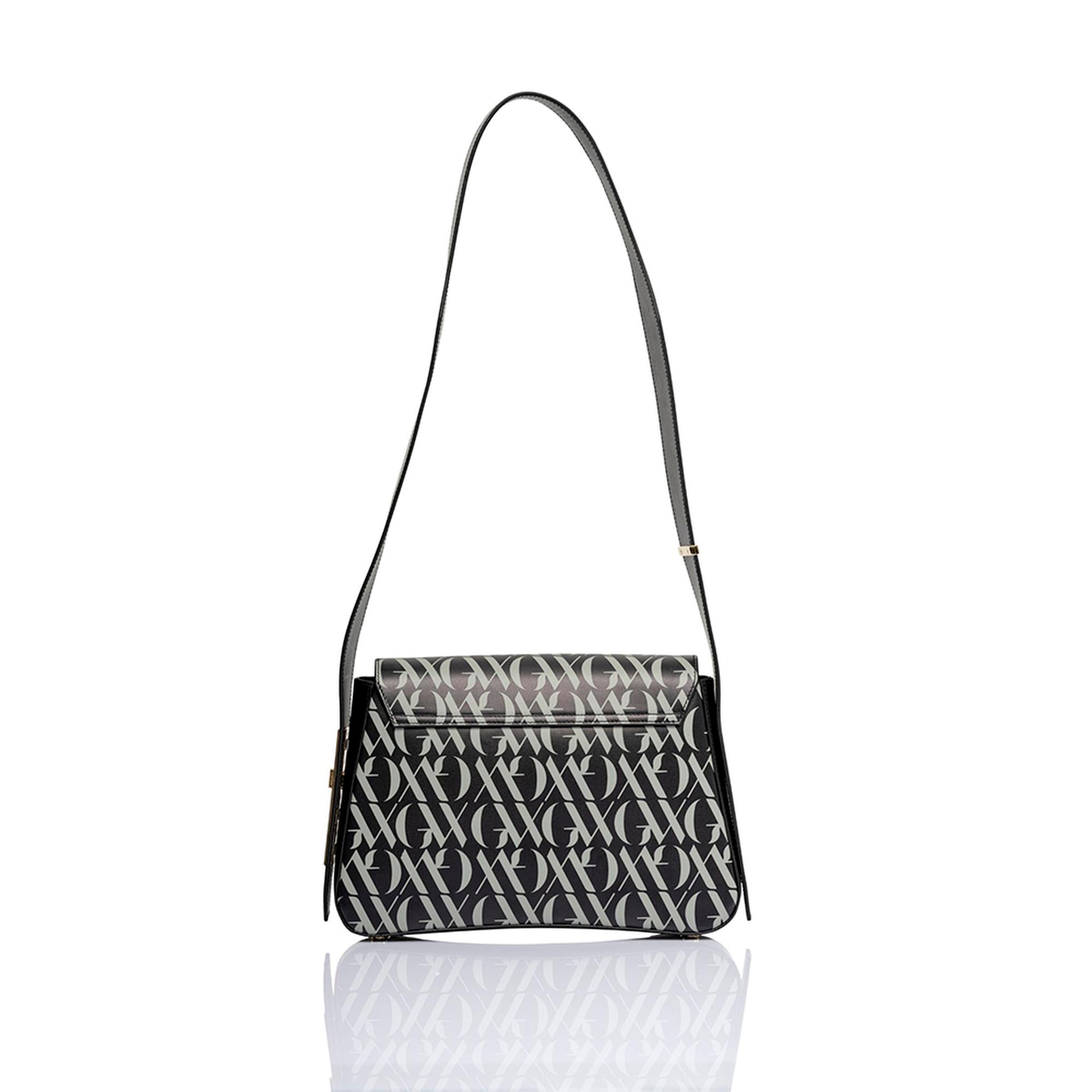 Glows Vega Kadın Deri Flap Çanta Siyah