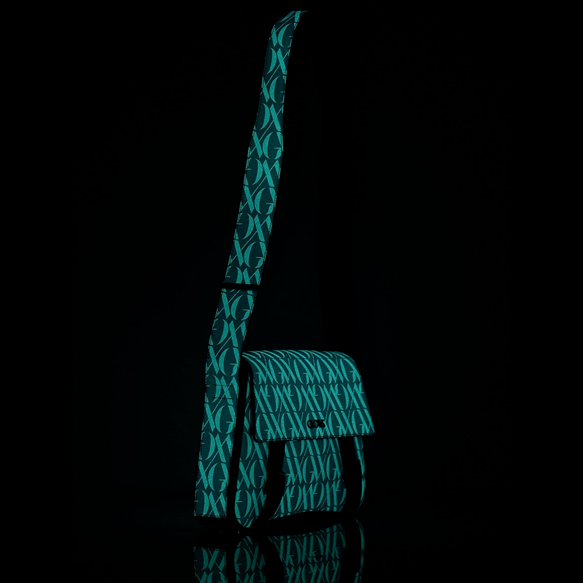 Glows Vega Kadın Deri Flap Çanta Siyah