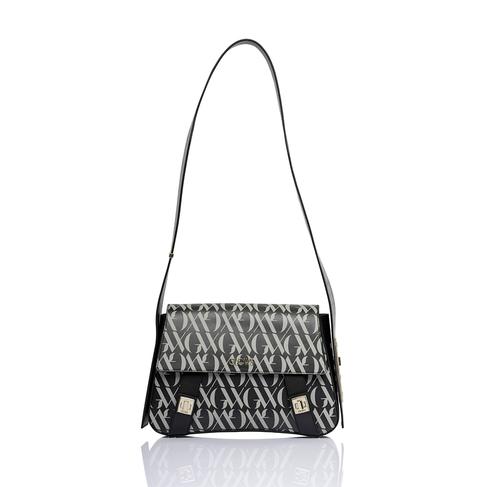  Glows Vega Kadın Deri Flap Çanta Siyah