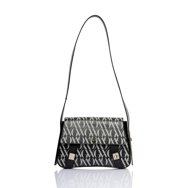  Glows Vega Kadın Deri Flap Çanta Siyah