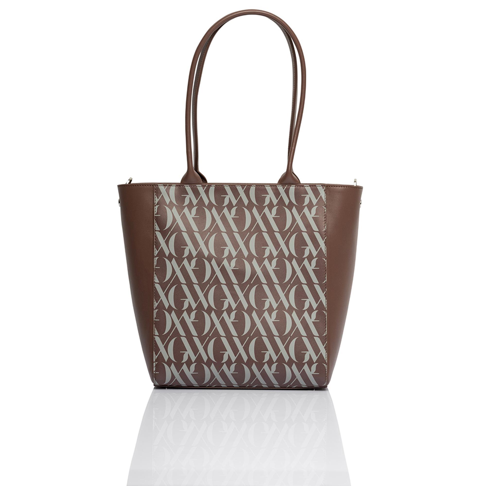 Glows Mimosa Kadın Deri Bucket Çanta Kahverengi