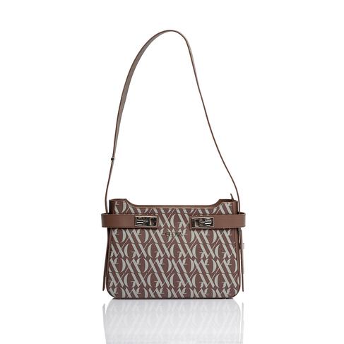  Glows Sirius Kadın Deri Omuz Çantası Kahverengi