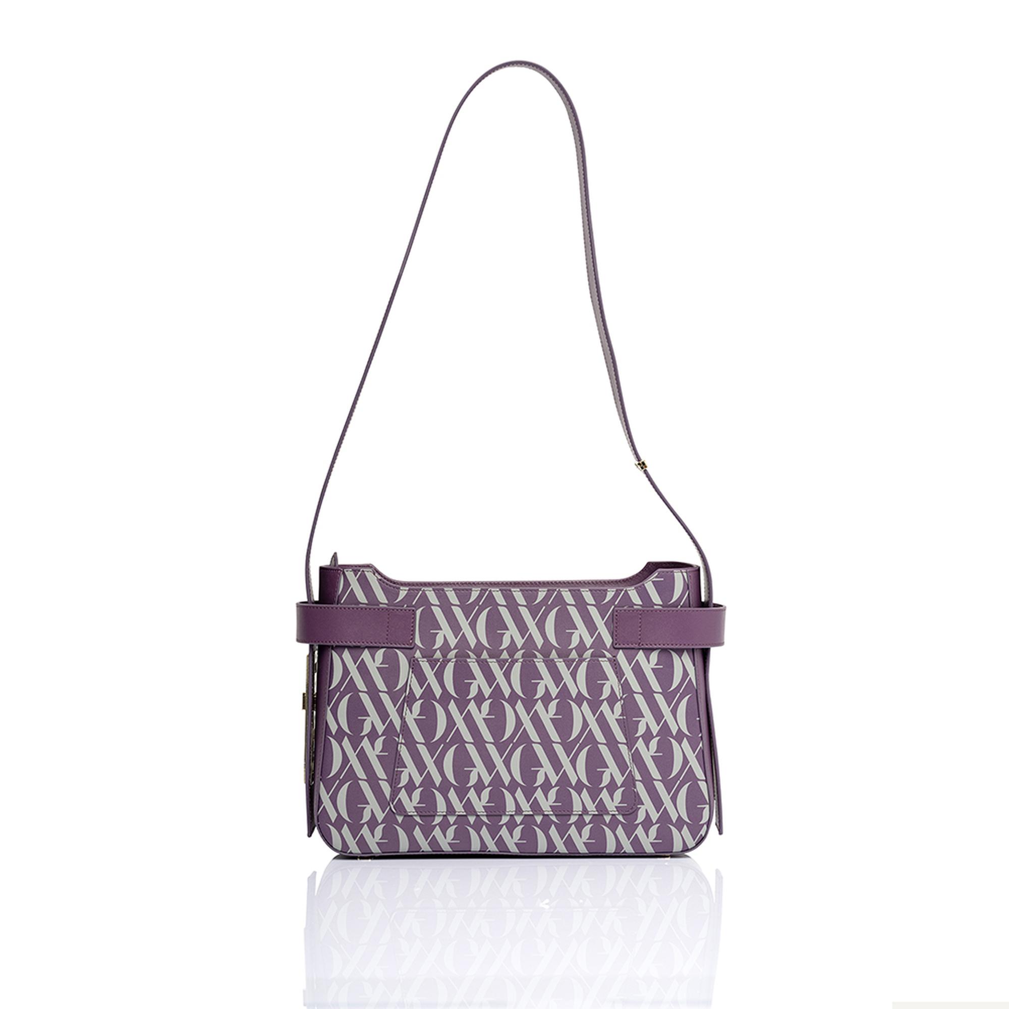 Glows Sirius Kadın Deri Omuz Çantası Mor