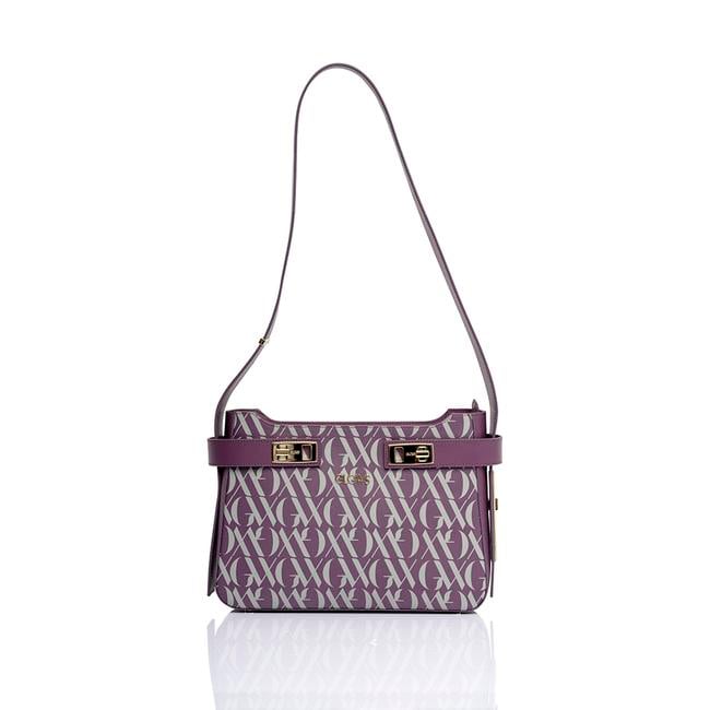  Glows Sirius Kadın Deri Omuz Çantası Mor