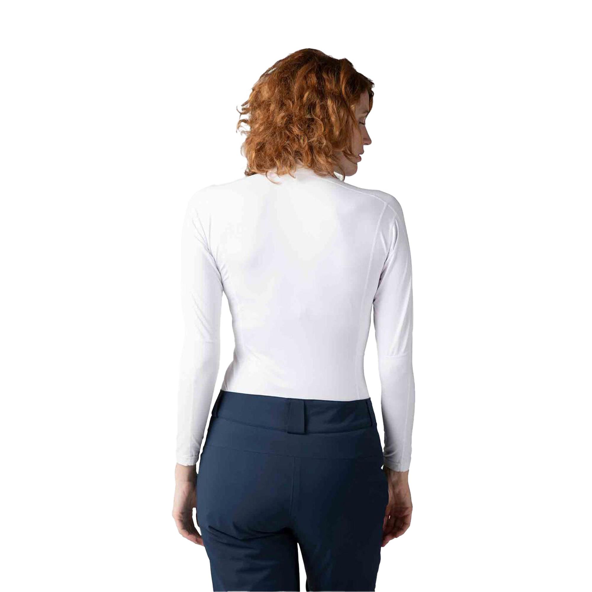 Rossignol Classique 1/2 Zip Kadın Beyaz Içlik Üst