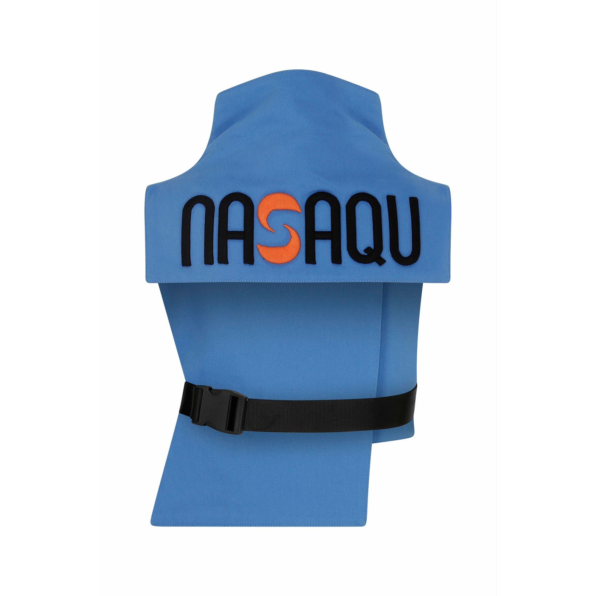 Nasaqu Unisex Ush Yüksek Yaka Kobalt Mavi Yelek