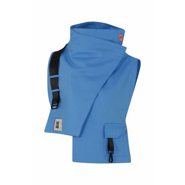  Nasaqu Unisex Ush Yüksek Yaka Kobalt Mavi Yelek