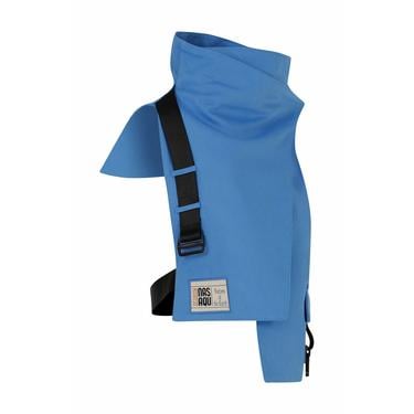  Nasaqu Unisex Ush Yüksek Yaka Kobalt Mavi Yelek