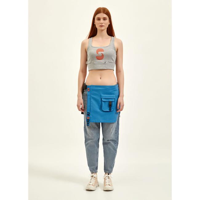  Nasaqu Unisex Aqru Kobalt Mavi Bel Çantası