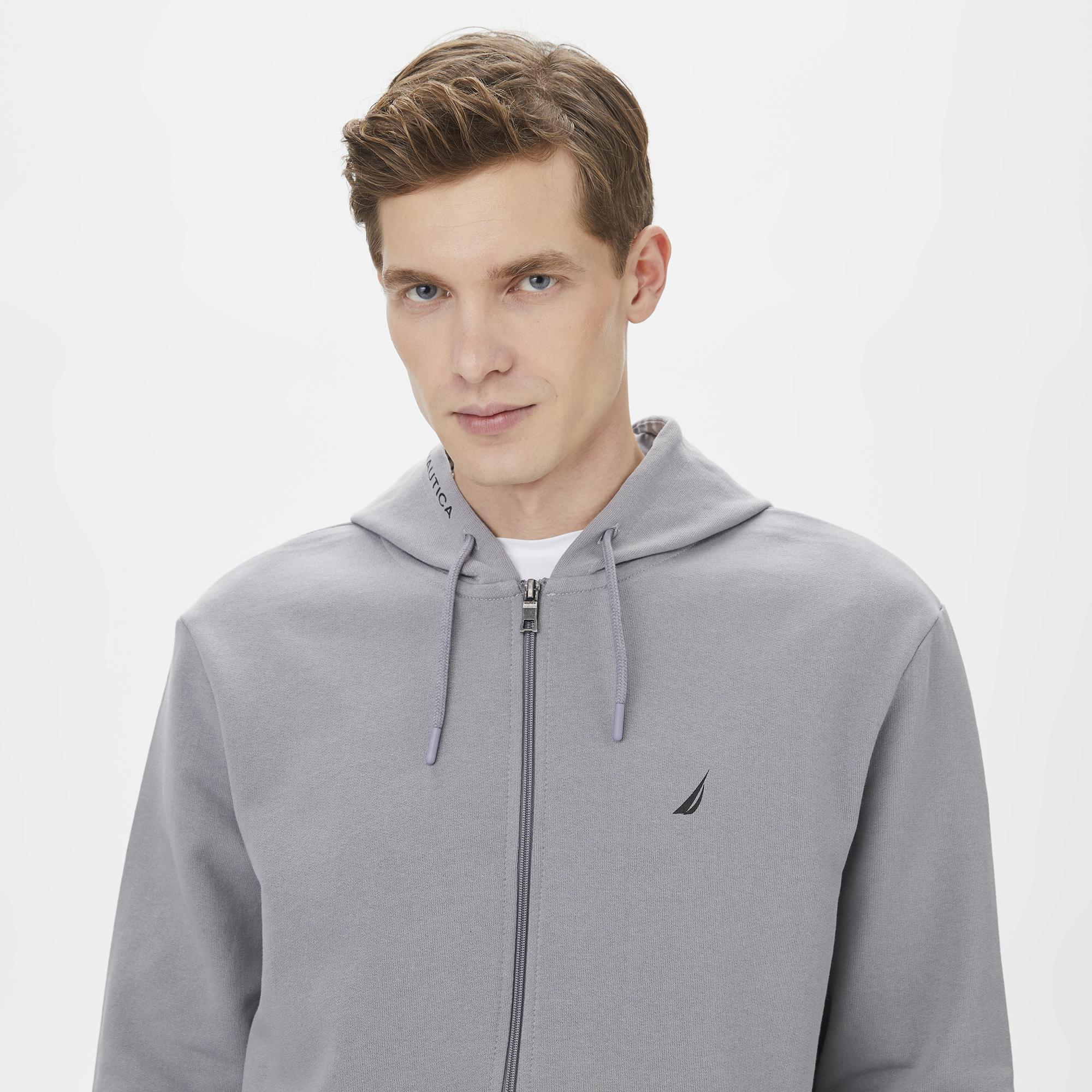 Nautica Erkek Gri Standart Fit Sweatshirt