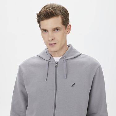  Nautica Erkek Gri Standart Fit Sweatshirt