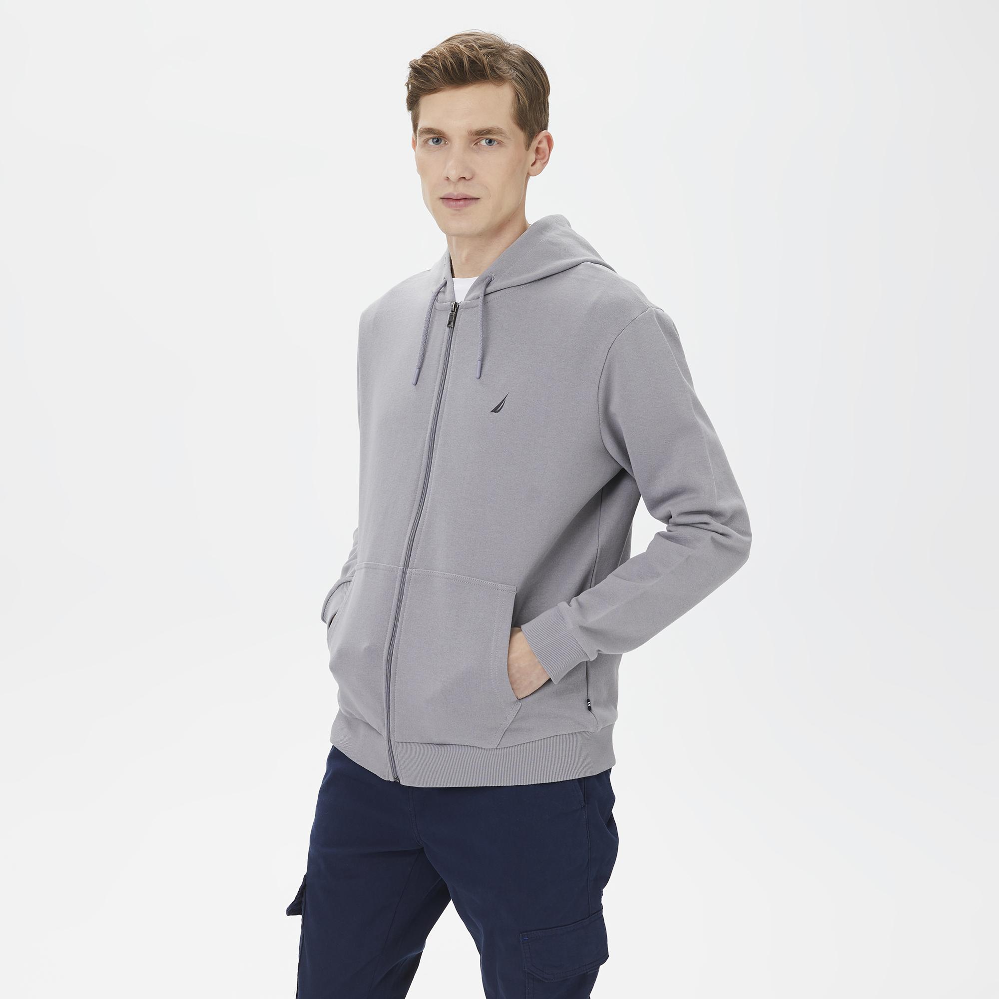 Nautica Erkek Gri Standart Fit Sweatshirt