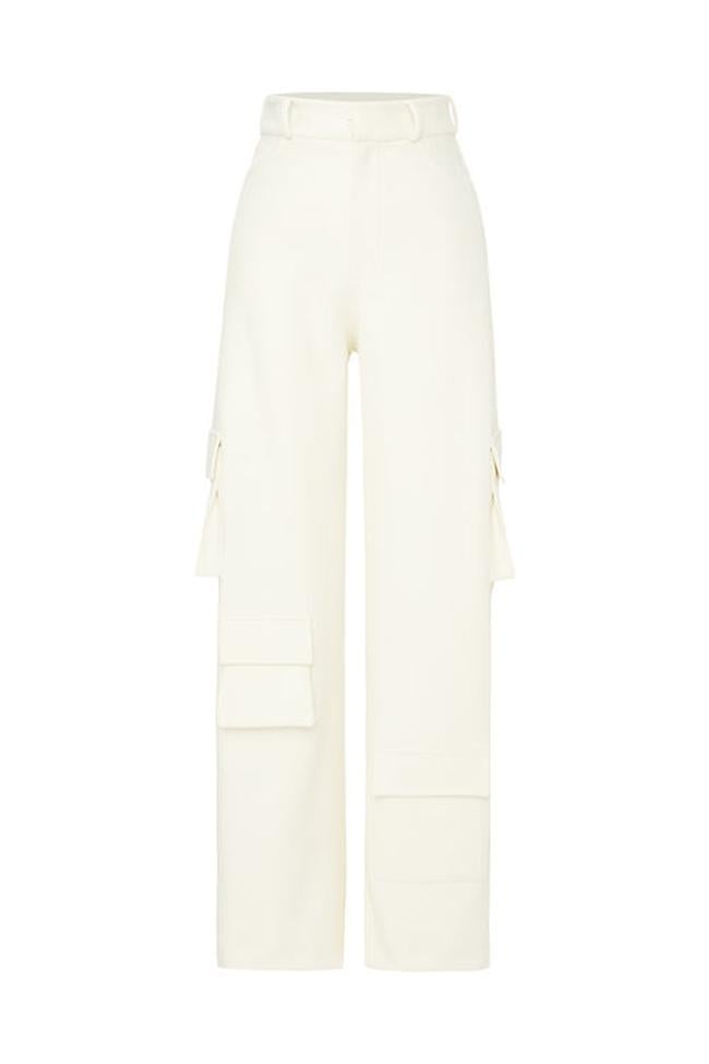  Wabi Sabi Kadın Ekru Kaşmir Comodita Pantolon