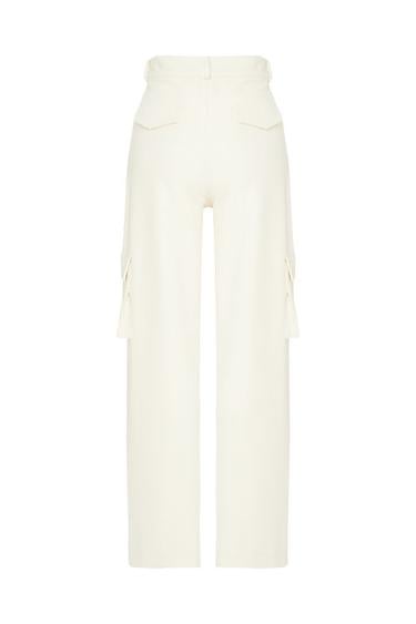  Wabi Sabi Kadın Ekru Kaşmir Comodita Pantolon