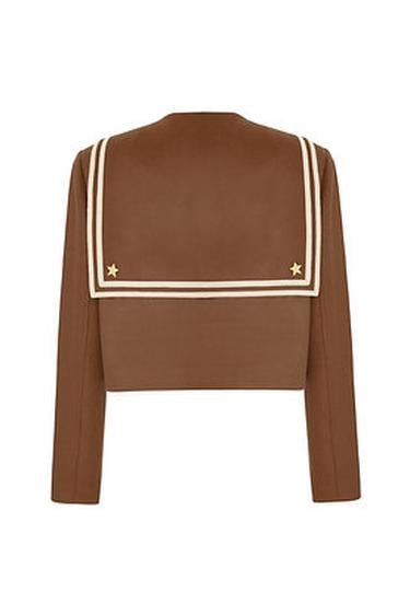  Wabi Sabi Kadın Taba Kaşmir Sail Ceket