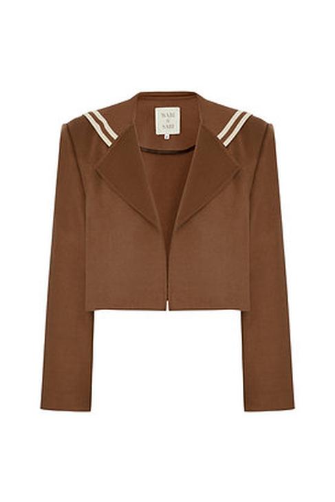  Wabi Sabi Kadın Taba Kaşmir Sail Ceket