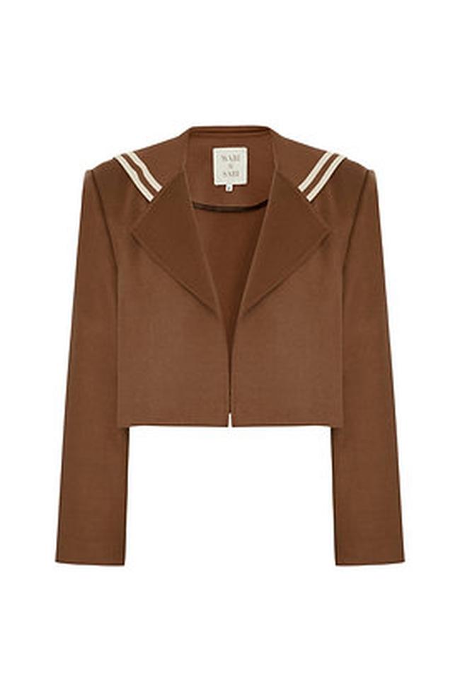  Wabi Sabi Kadın Taba Kaşmir Sail Ceket