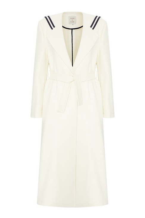  Wabi Sabi Kadın Sail Ekru Kaşmir Kaban