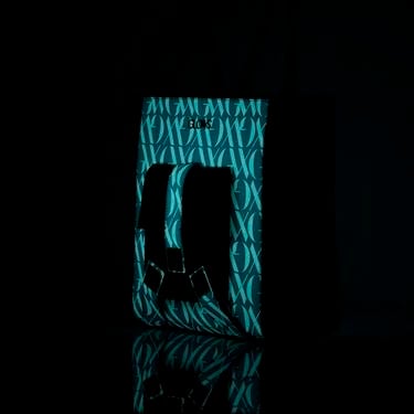  Glows Mimosa Kadın Deri Bucket Çanta Mavi