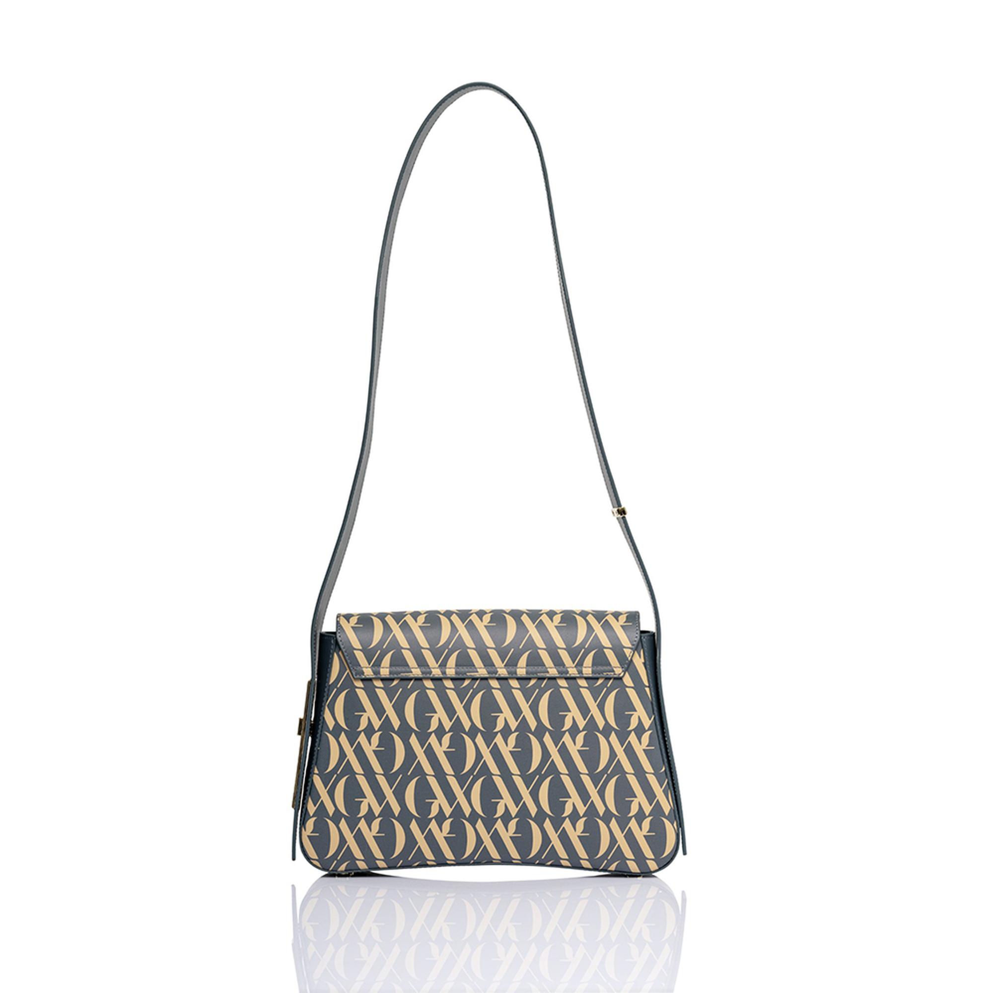 Glows Vega Kadın Deri Flap Çanta Mavi