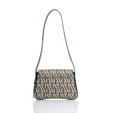  Glows Vega Kadın Deri Flap Çanta Mavi