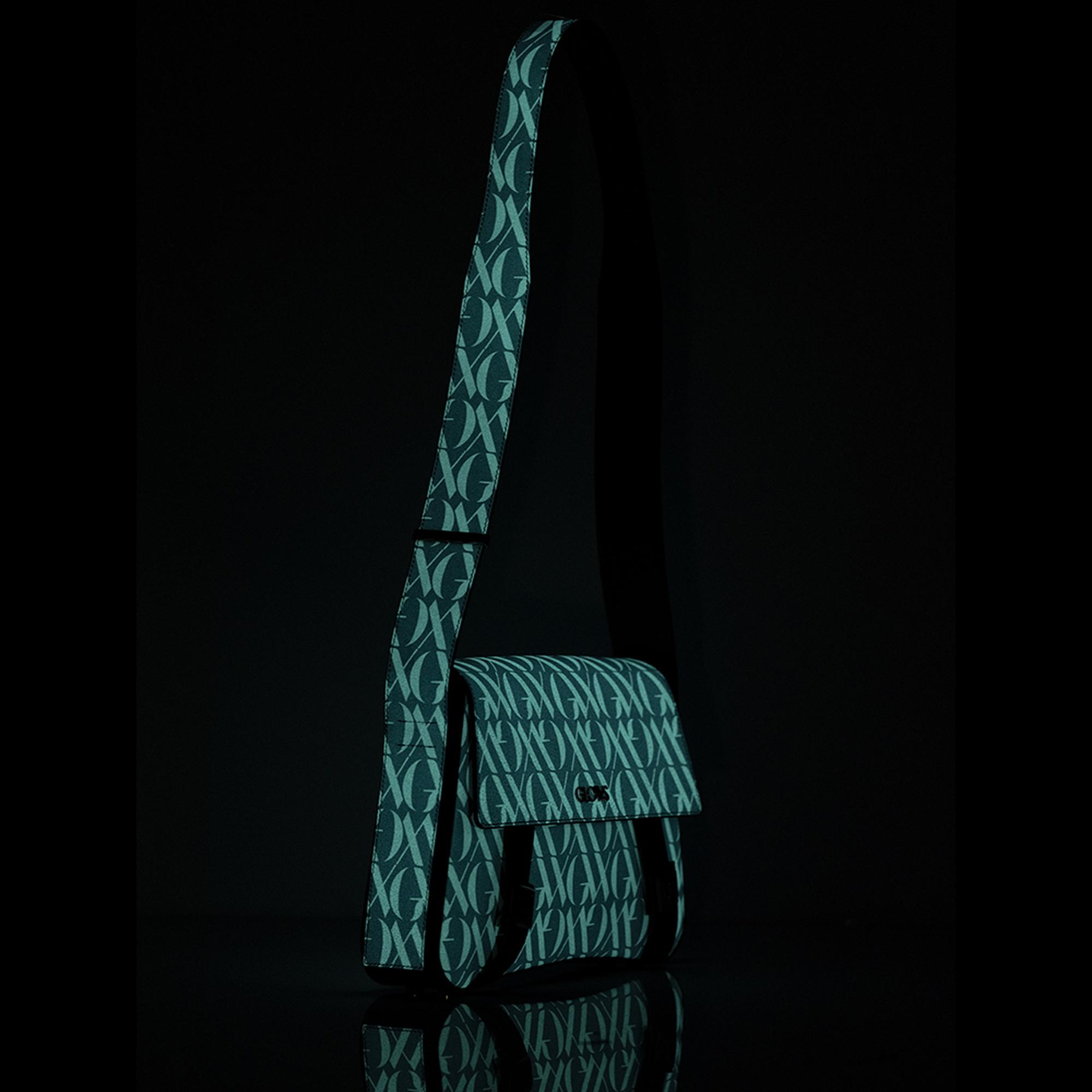 Glows Vega Kadın Deri Flap Çanta Mavi