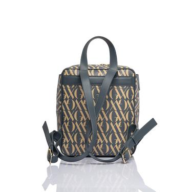  Glows Capella Kadın Deri Sırt Çantası Mavi