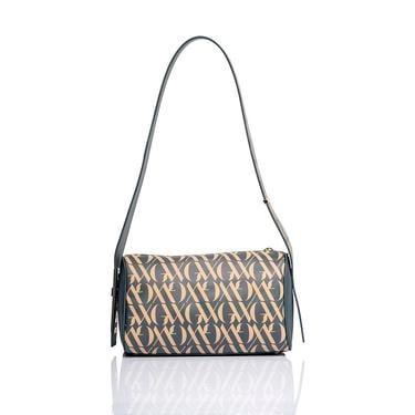  Glows Rigel Kadın Deri Barrel Çanta Mavi