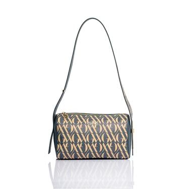  Glows Rigel Kadın Deri Barrel Çanta Mavi