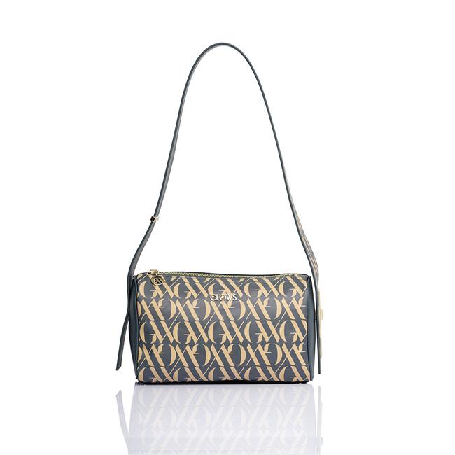  Glows Rigel Kadın Deri Barrel Çanta Mavi