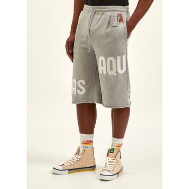  Nasaqu Unisex MES Rahat Kesim Gri Krom Şort