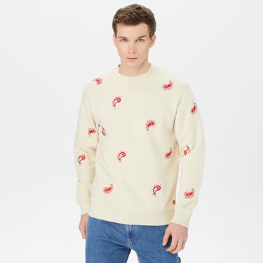  Scotch & Soda Erkek Gri Sweatshirt