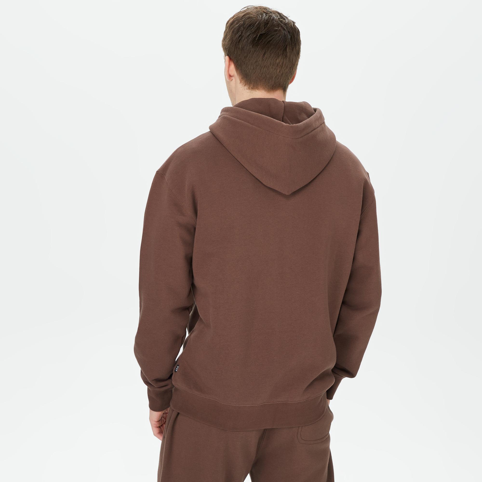 HUF Set Box Erkek Kahverengi Hoodie