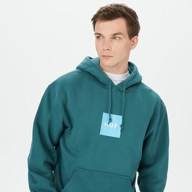  HUF Set Box Erkek Yeşil Hoodie