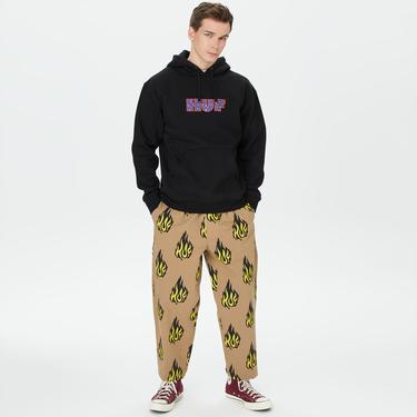  HUF Cheata Erkek Siyah Hoodie