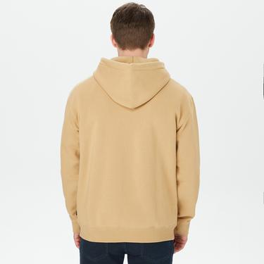  HUF No-Fi Tt Erkek Bej Hoodie