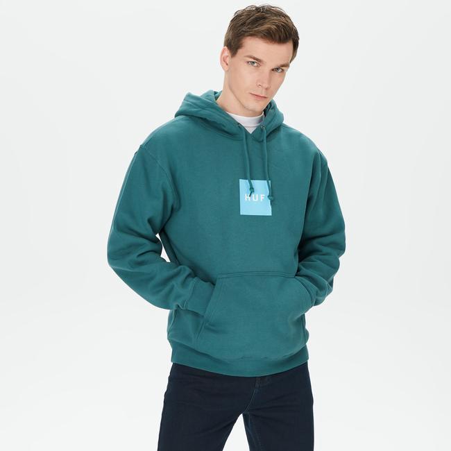  HUF Set Box Erkek Yeşil Hoodie