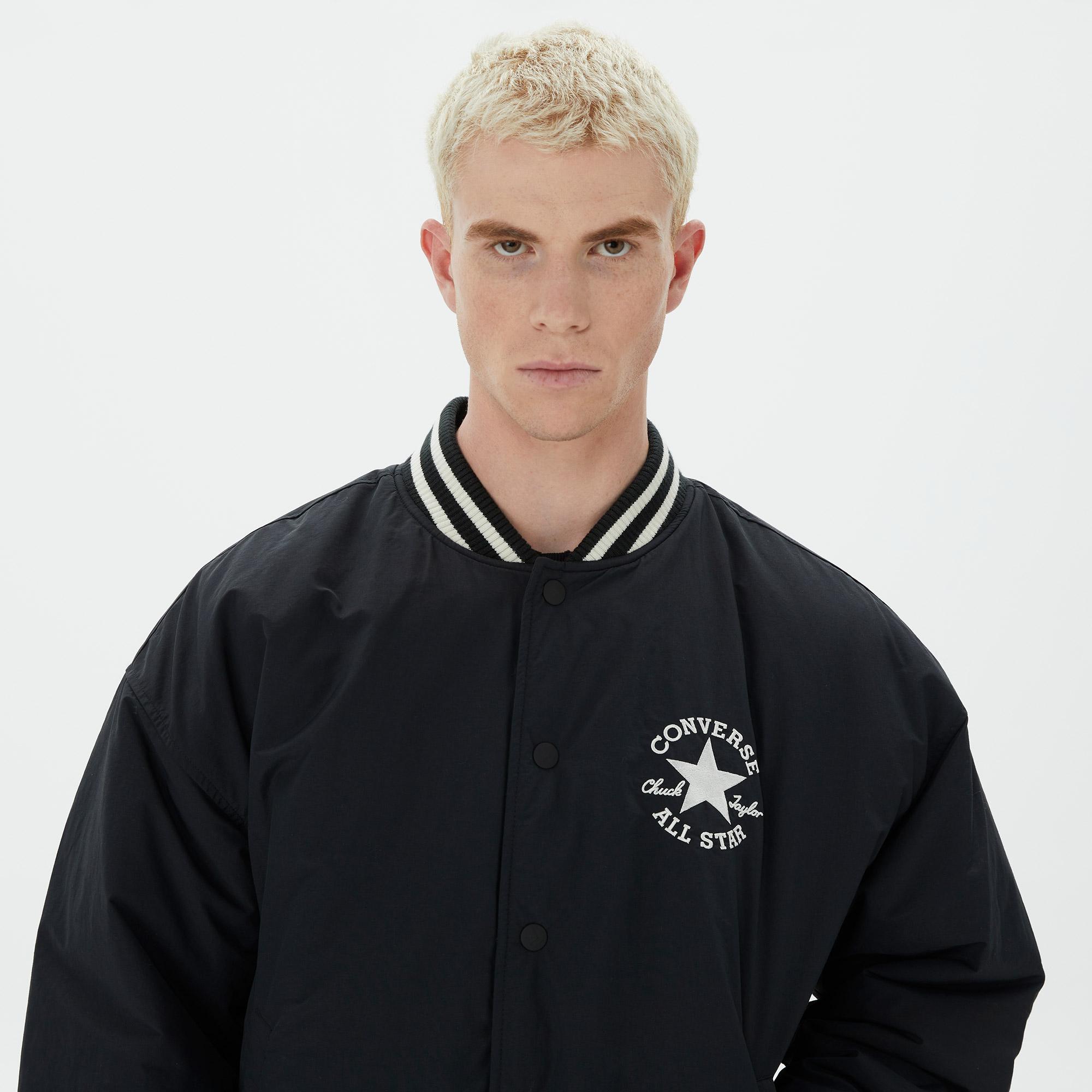 Converse All Star Varsity Padded Erkek Siyah Ceket